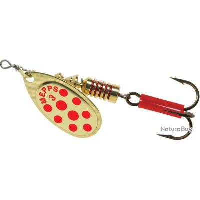 CUILLER MEPPS AGLIA ARGENT LONG REDBO