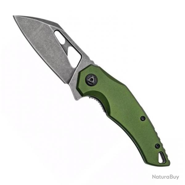 Couteau "Atrax" aluminium vert [Fox Edge]