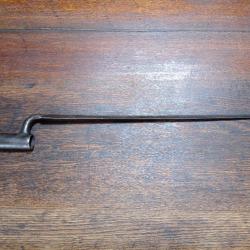 Baïonnette fusil à silex anglais Brown Bess - Short Land Pattern - 1740-1797 - BE