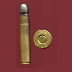 10.75 x 68 balle nickel pointe creuse - RARE fabrication de la Cartoucherie Militaire de Toulose