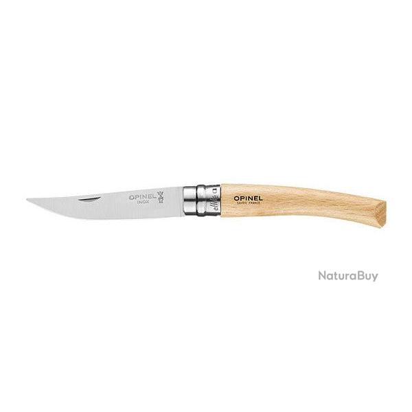 Couteau Effil Opinel Inox n08 - Lame 80mm - Htre