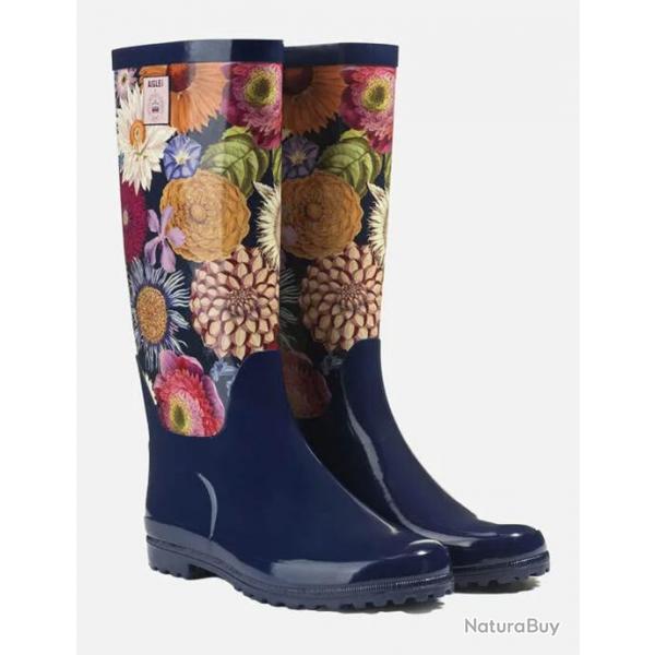 Bottes de Pluie Aigle Eliosa PT Version Imprime Kew Multibloom