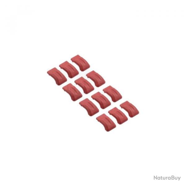 Pads AW Custom Caoutchouc pour Chargeurs Drum - Rouge