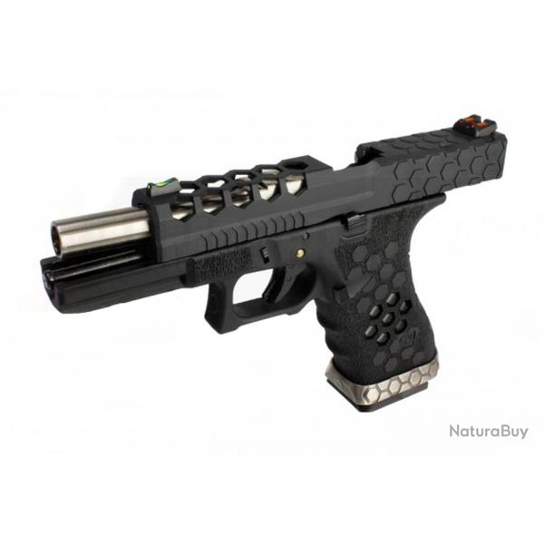 Rplique AW Custom GBB VX0101 HEX CUT Full Noir