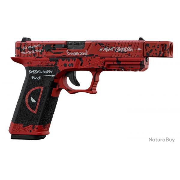 Rplique AW Custom GBB VX7302 DP Rouge et Noir