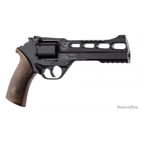 Rplique Airsoft CHIAPPA Revolver Co2 Rhino 60DS 0.95J - Black Mat