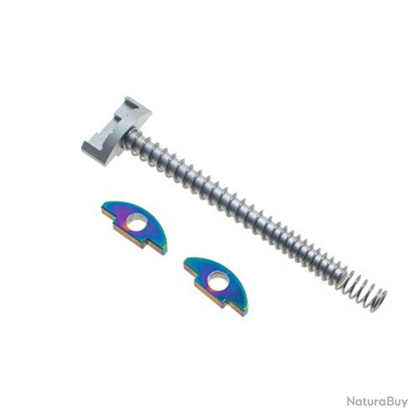 Tige Guide de Culasse COWCOW Set pour AAP-01 avec 2 tampons + 1 ressort 50% - Argent