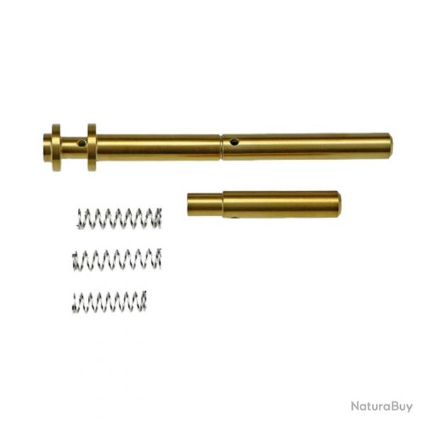 Tige Guide de Culasse COWCOW Set RM1 pour Hi-Capa + 2 guides + 3 ressorts de recul - Or