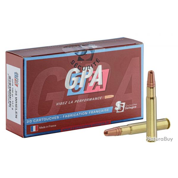 Cartouches  Percussion Centrale GPA Sologne - Cal. 35 Whelen - A Balle