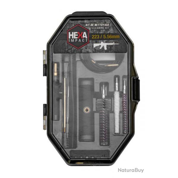 Kit de Nettoyage HEXA IMPACT pour Armes - Cal. 223 (5.56mm)