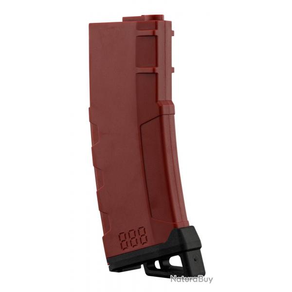 Chargeur Lancer Tactical Mid-Cap - 130 Coups pour M4 AEG - Rouge
