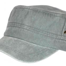 Casquette Militaire Grise Vintage en Coton Tendance Havana Taille unique Gris