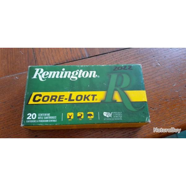 remington core lokt 7 mm 08 (x10 balles)