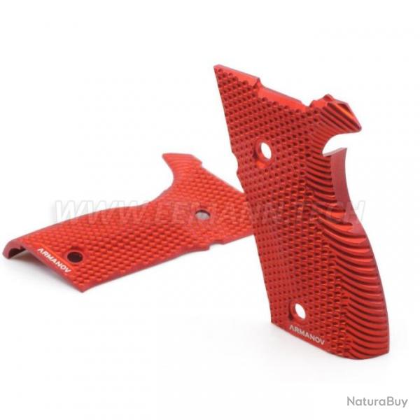 Armanov SpidErgo II Pistol Grips For Arex Alpha, ROUGE