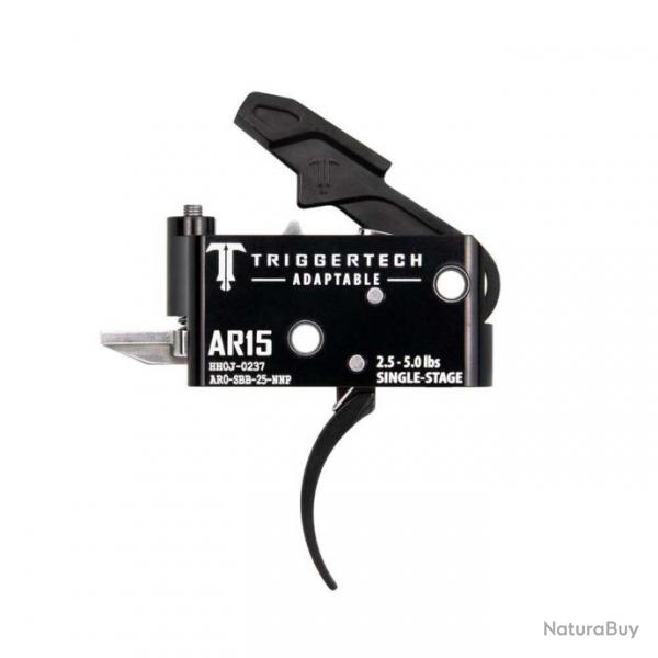 TriggerTech AR15 1-Stage Adaptable Pro Courb Noir