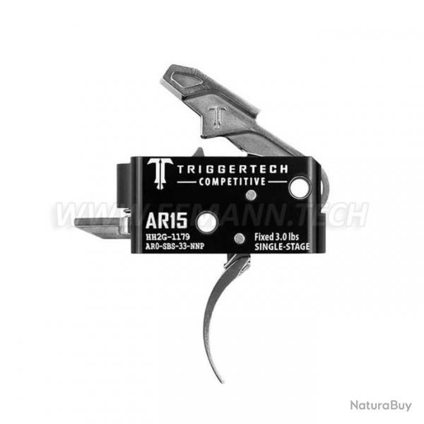TriggerTech AR15 1-Stage Competitive Pro Curved Black