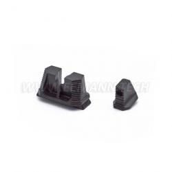 Strike Industries SI-G-SIGHTS-SH/Strike Iron Front & Rear sights for Glock - Suppressor Height/Steel