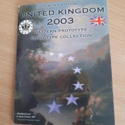 United Kingdom 2003 Ecosse Euro Collection Essai