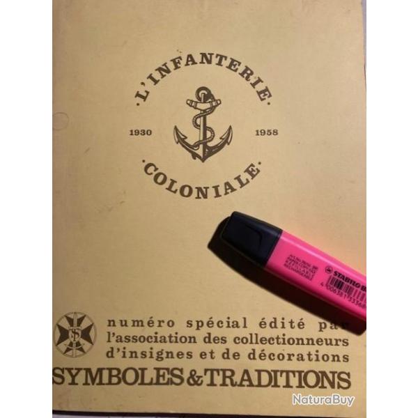 Livre Infanterie coloniale numro spcial