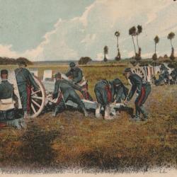 3 cartes postales anciennes - L'armée française n°71, 83 et 96 - Artillerie