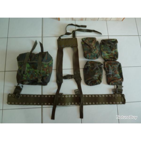 lot brelage allemand - 7 pieces - flecktarn