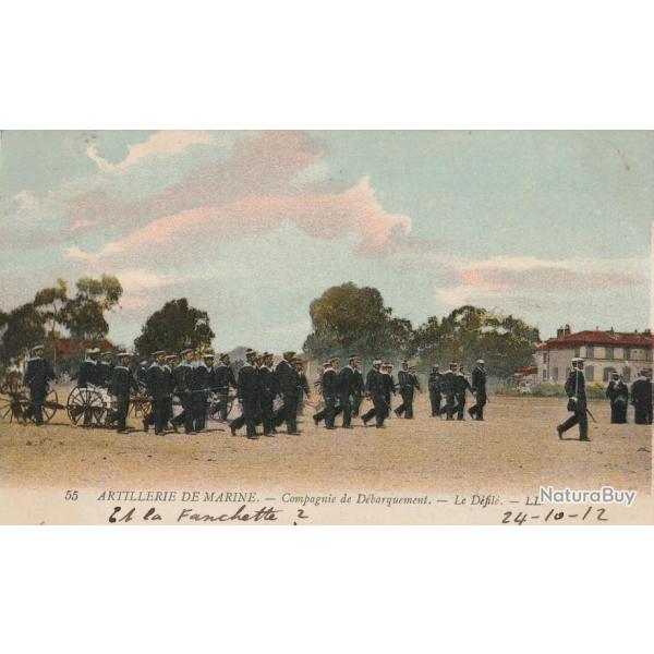 3 cartes postales anciennes - L'arme franaise n55, 133 et 134 - Artillerie et compagnie cycliste