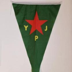 Drapeau des combattantes kurdes syriennes (YPJ)