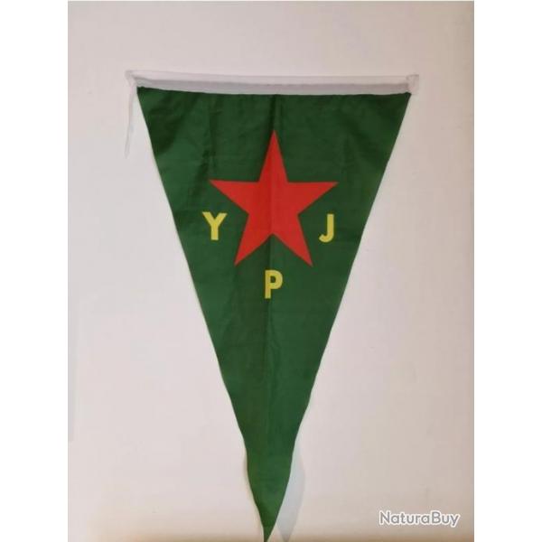 Drapeau des combattantes kurdes syriennes (YPJ)