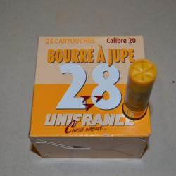 DESTOCKAGE!! Cartons de Cartouches N°7 Unifrance BJ cal 20/70