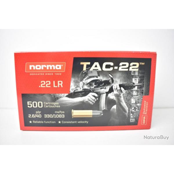 500 Munitions Norma Tac-22