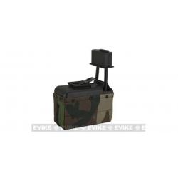 Airsoft - Ammobox woodland 1500 billes pour M249 | A&K (0000 3239)