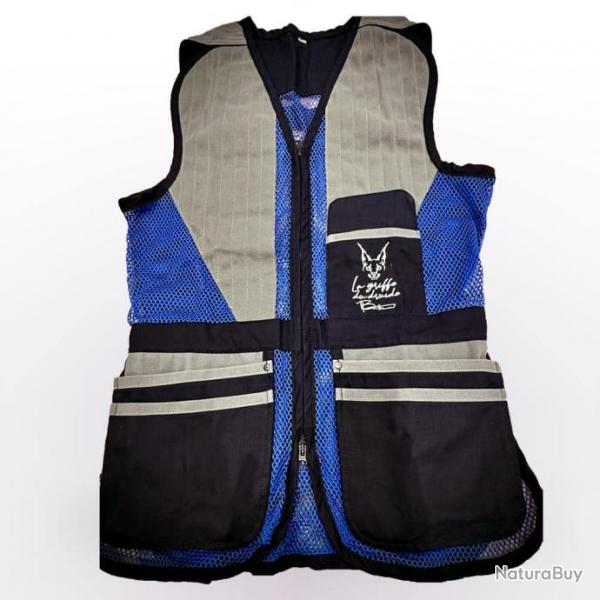 Gilet de tir Caracal Bleu