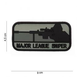 Patch 3D PVC Major league sniper gris avec velcro | 101 Inc (0001 0830)