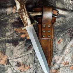 dague de chasse artisanal / série chevreuil