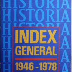 Livre Historia Index Général 1946 - 1978 . Supplément au numéro 396