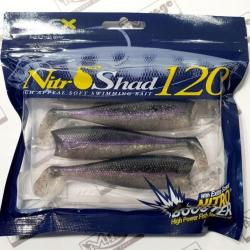 Leurre souple Illex Nitro Shad 120 Shad 4 pièces 12cm Purple Rain
