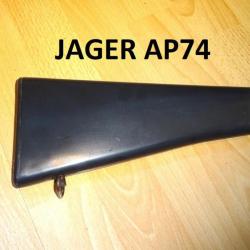 crosse carabine JAGER AP74 JAGER AP 74 synthetique noire + plaque - VENDU PAR JEPERCUTE (JO138)