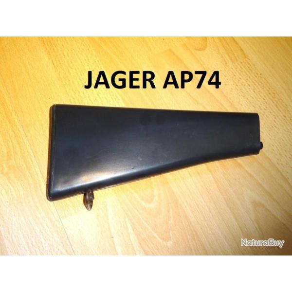 crosse carabine JAGER AP74 JAGER AP 74 synthetique noire + plaque - VENDU PAR JEPERCUTE (JO138)