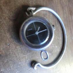 montre femme  aurore vintage argent poinçon crabe