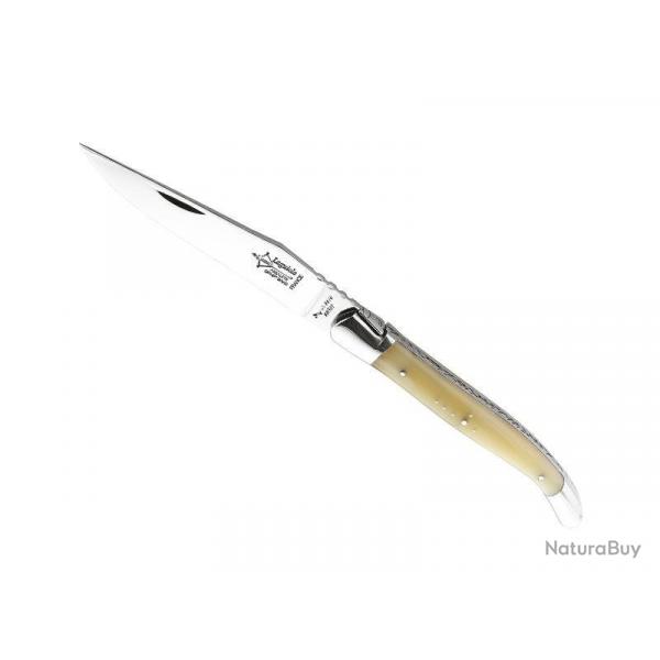 LAGUIOLE G.DAVID POINTE DE CORNE 12CM MITRES INOX