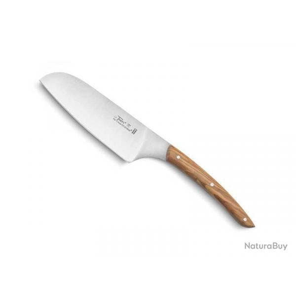 SANTOKU DOZORME CUISINE AU QUOTIDIEN 13CM OLIVIER