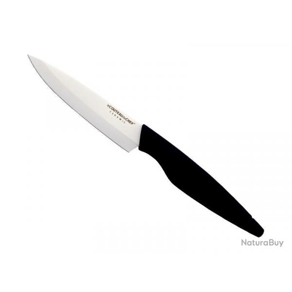 COUTEAU STEAK 10CM CERAMIQUE BLANCHE