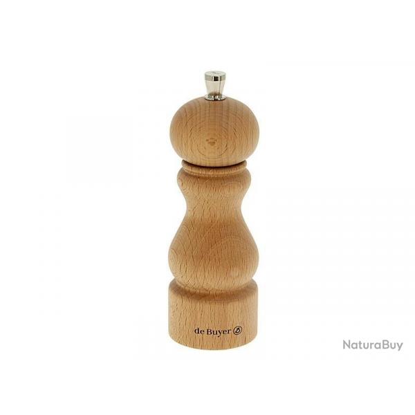 MOULIN A SEL DE BUYER RUMBA 14CM HETRE NATUREL