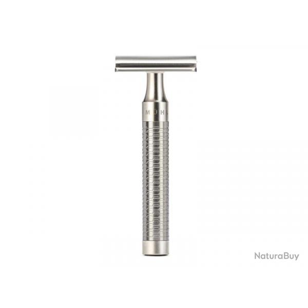 RASOIR DE SECURITE MUHLE ROCCA TOUT INOX BROSSE