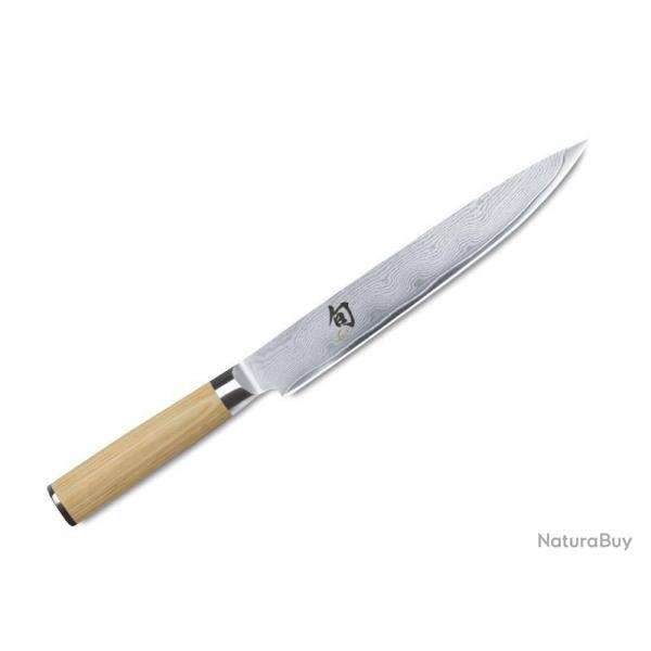 COUTEAU A TRANCHER KAI 23CM SHUN CLASSIC WHITE