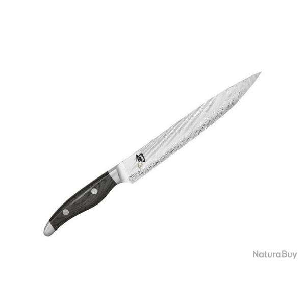 COUTEAU A TRANCHER KAI SHUN NAGARE 23CM DAMAS INOX