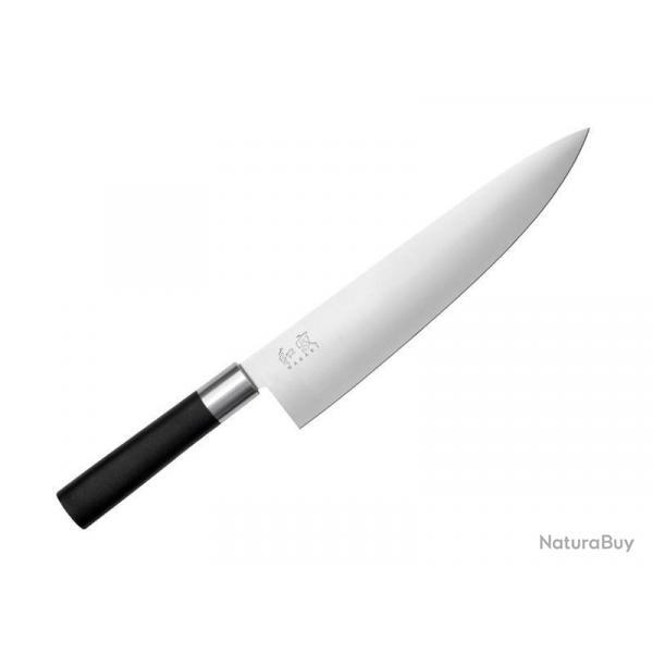 COUTEAU CHEF KAI 23CM WASABI BLACK INOX