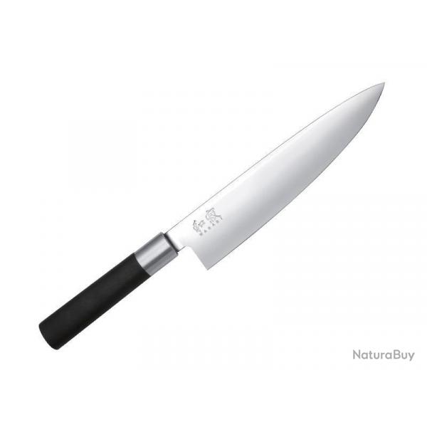 COUTEAU CUISINE KAI 15CM WASABI BLACK INOX