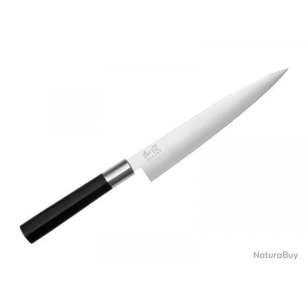 COUTEAU FILET DE SOLE KAI 18CM WASABI BLACK INOX