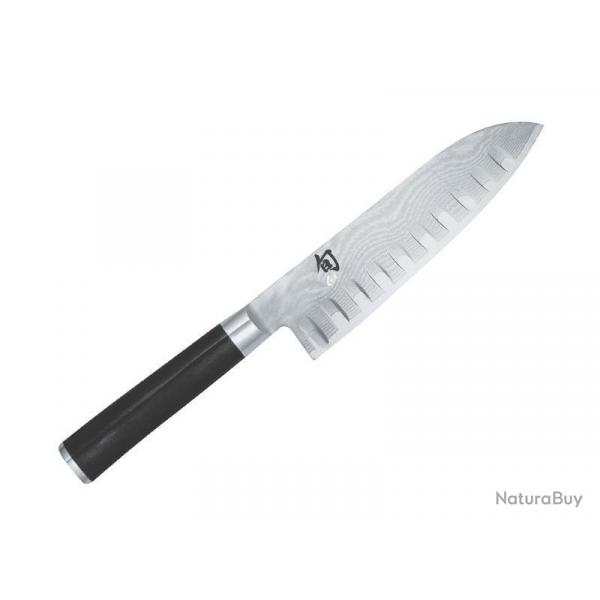 SANTOKU ALVEOLE KAI 18CM SHUN DAMAS INOX